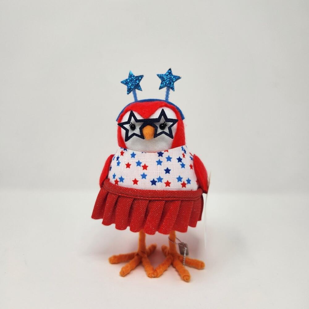 "Starla" Patriotic 4th of July Target Sun Squad Felt Bird